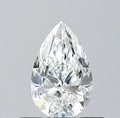 0.50ct Pear Natural Diamond (Colour D, Clarity VS2, GIA Certified)